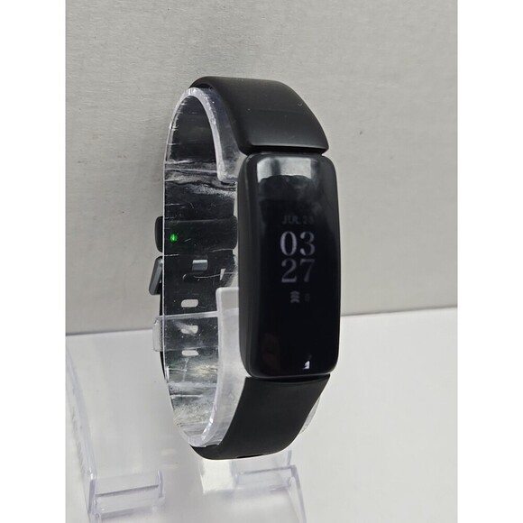 Fitbit Inspire 2 Fitness Tracker Black Heart Rate Monitor Tested No Charger - Picture 3 of 11